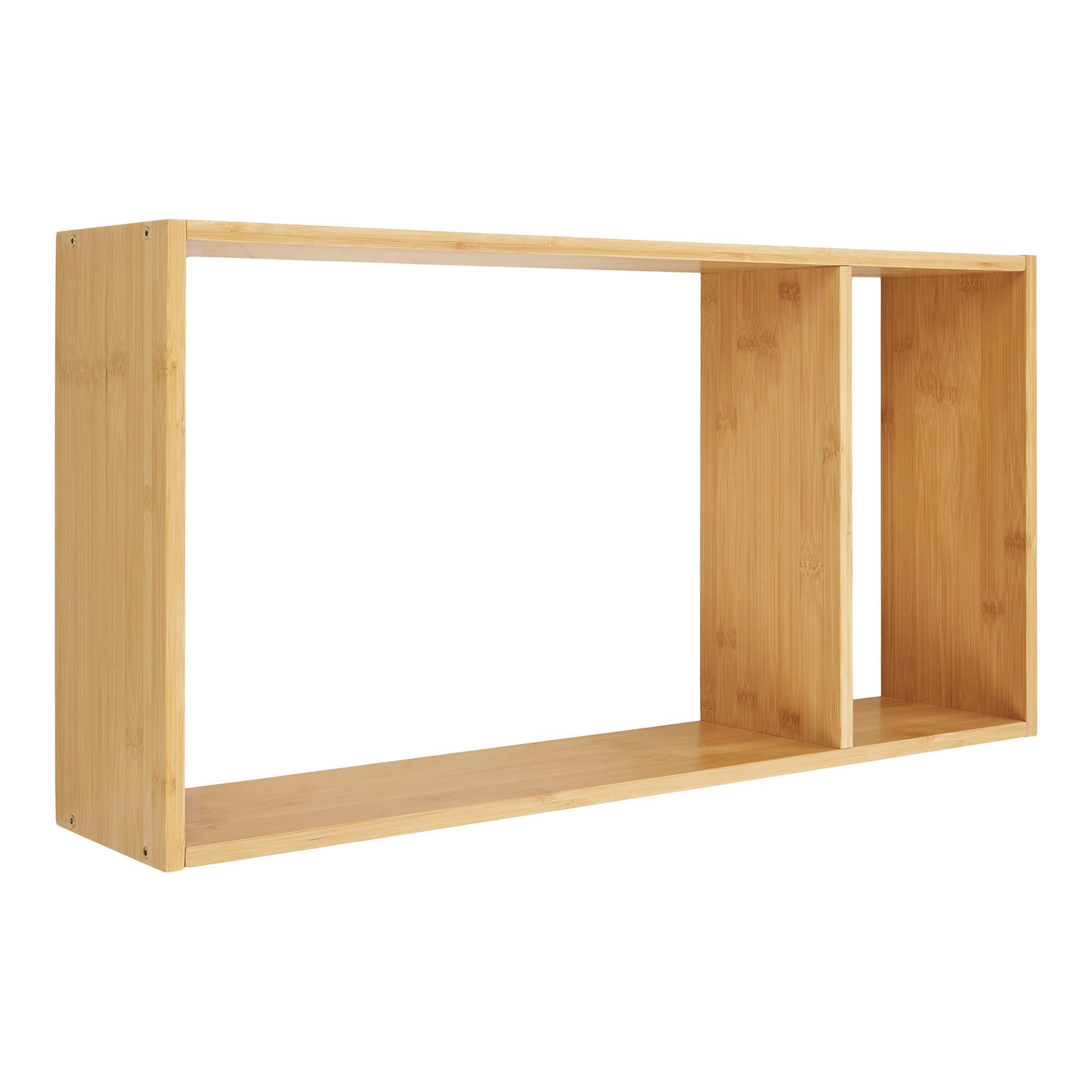 WANDREGAL Ember Hellbraun B: 70 cm - Hellbraun, Design, Holz (70/35.5/15cm)