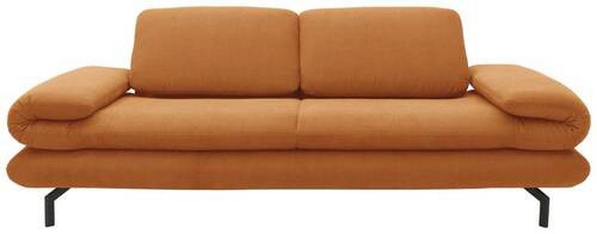2-Sitzer-Sofa Looks Xiii Honig - Schwarz/Honig, Design, Textil (204/83/98cm) - LOOKS by W.Joop