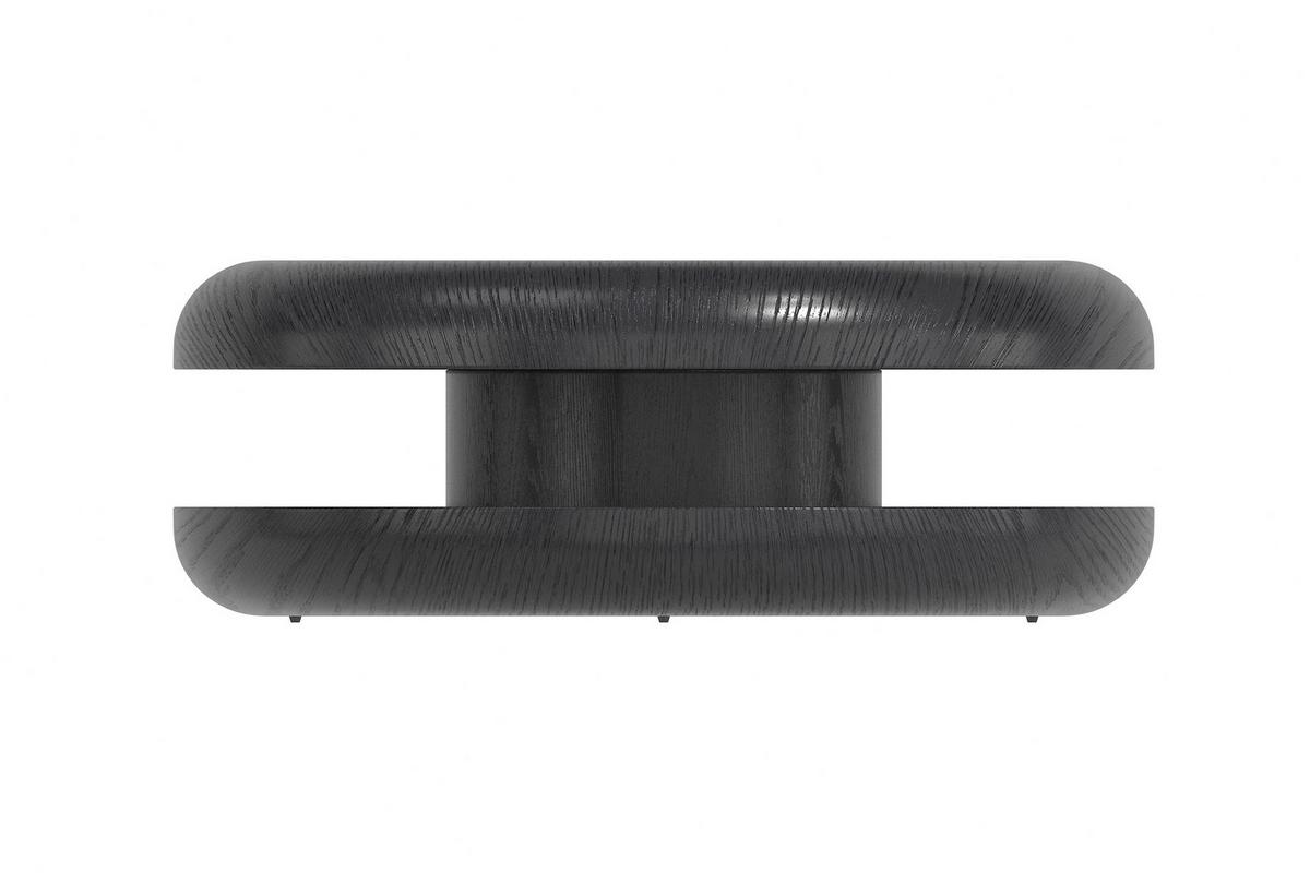 Couchtisch Schwarz D: 90 Cm - Schwarz, MODERN, Holzwerkstoff (90/90/35cm) - Livetastic