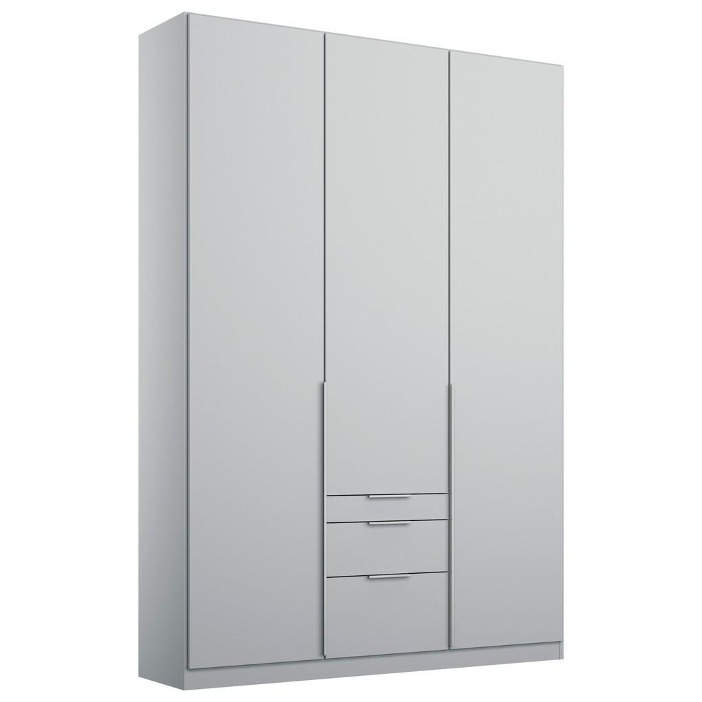 Drehtürenschrank Mit Laden 136 Cm Alabama Hellgrau