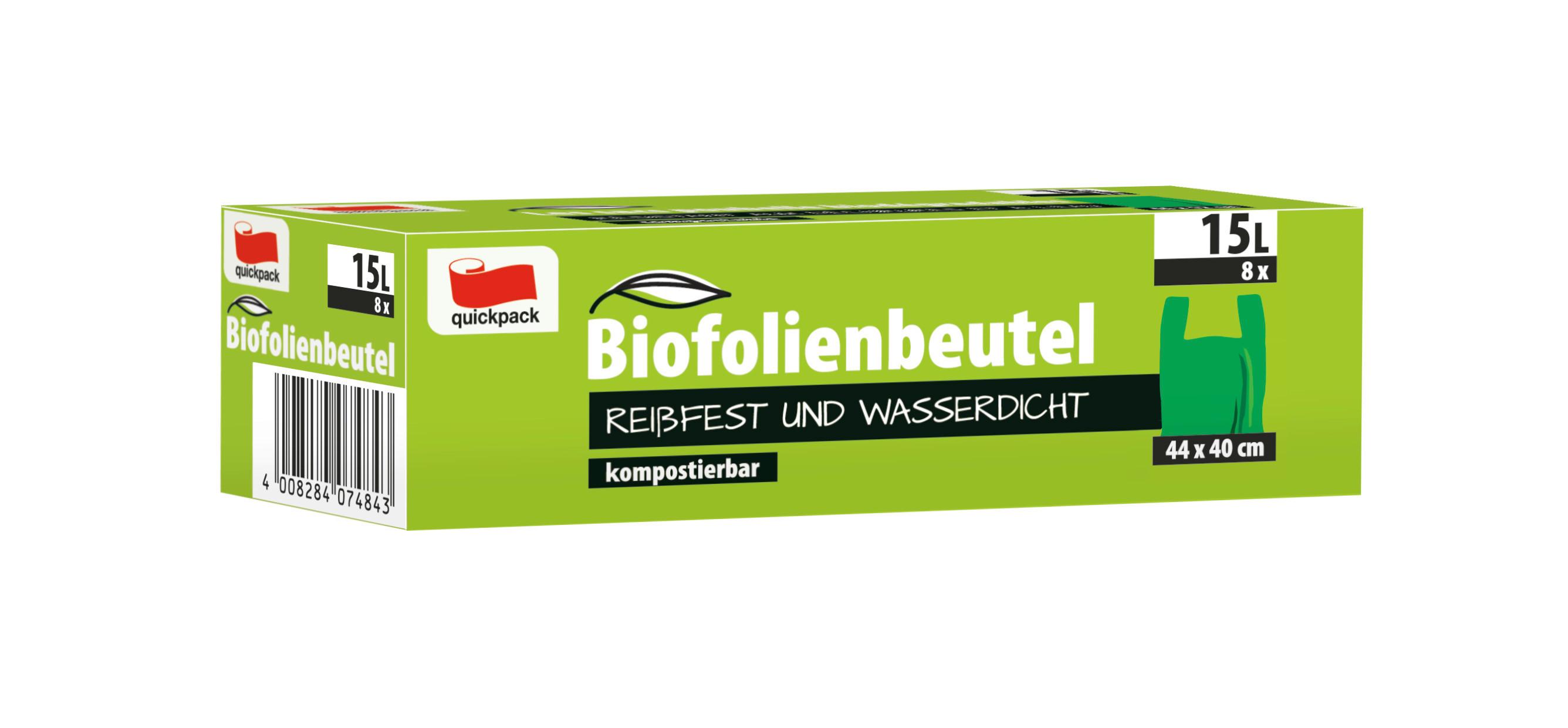 Biobeutel Bio - Basics, Kunststoff (15l) - Quick Pack