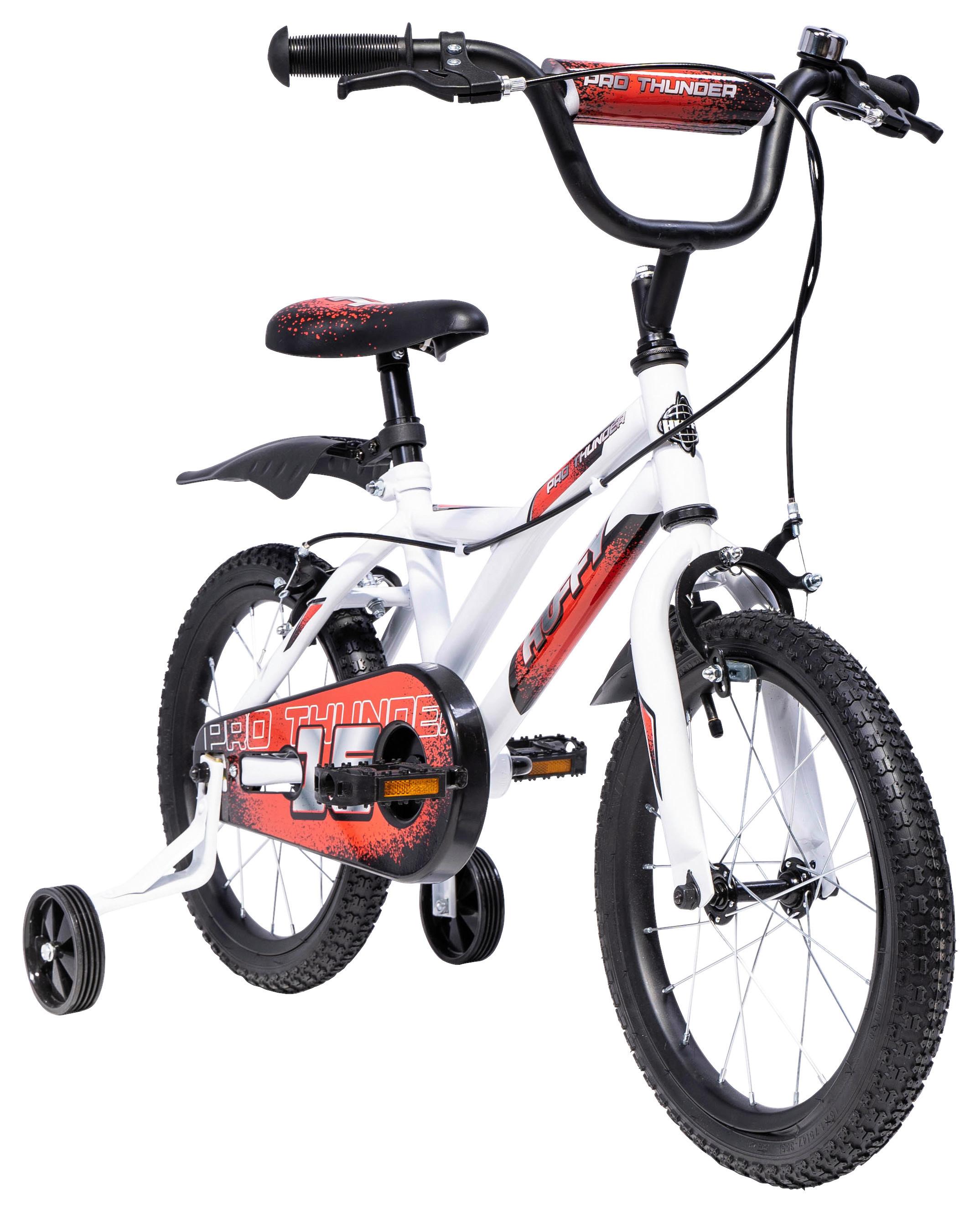 Kinderfahrrad 16 Zoll - Orange/Weiß, Basics, Metall (46,5/54/75cm)