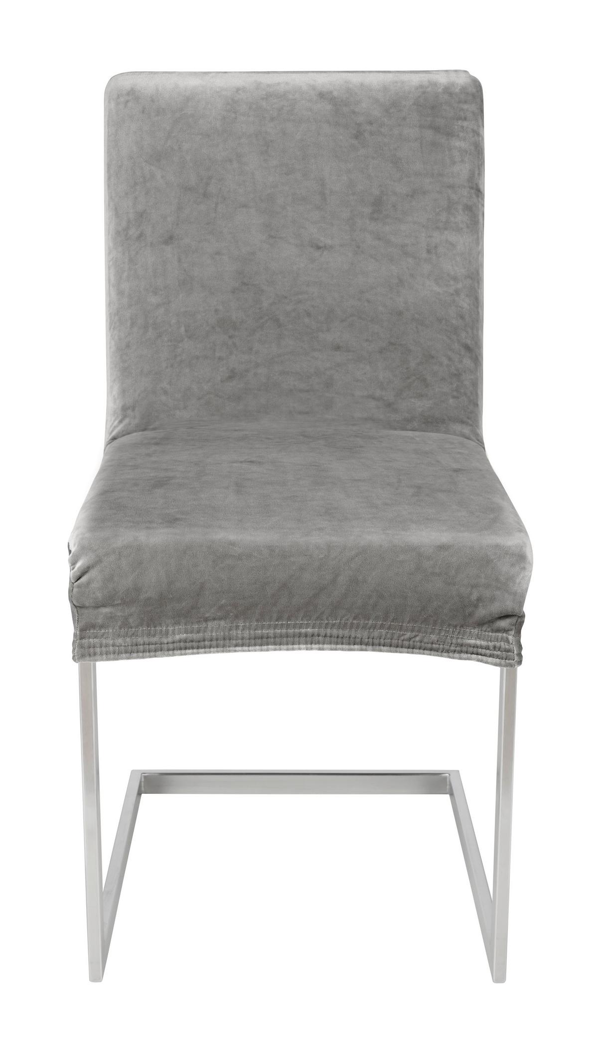 POVLAK NA ŽIDLI STEVE - šedá, textil (48/48/68cm) - Mömax