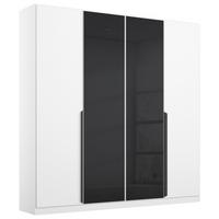 Drehtürenschrank Artemis 181 Cm Anthrazit/weiß - Anthrazit/Weiß, MODERN, Glas/Holzwerkstoff (181/210/54cm) - Rauch Möbel