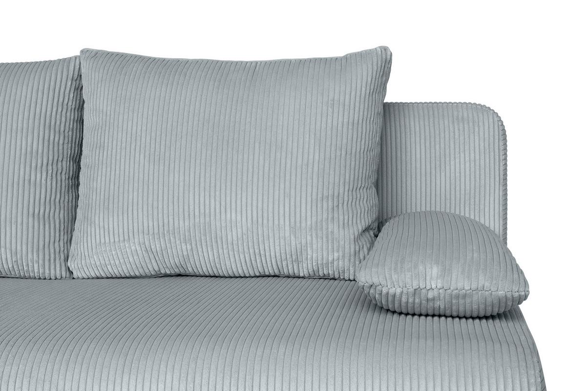 Schlafsofa Bora Mintgrün B: 193 Cm - Chromfarben/Schwarz, Design, Holzwerkstoff/Textil (193/86/85cm) - P & B