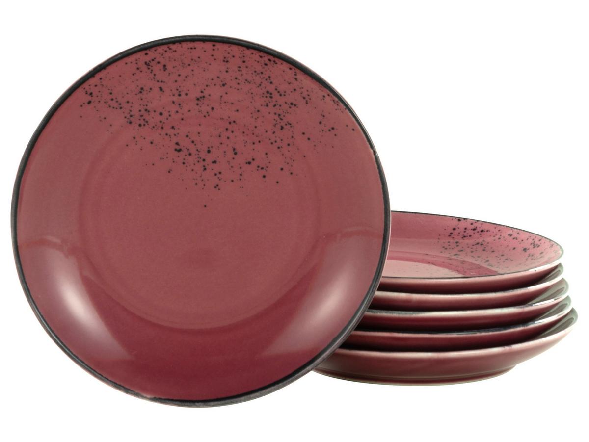 Spiesetellerset Steinzeug Beere 6er-Set ca. 27 cm - Beere, Basics, Keramik (27/3,5cm) - Creatable