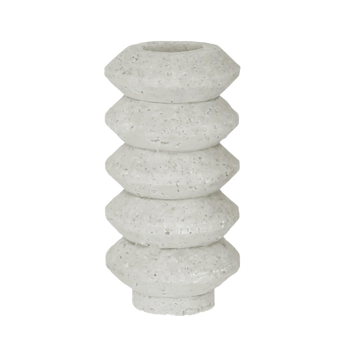 Stojan na sviečku GERRY - L - biela, Basics, plast (5/10,3cm) - Mömax