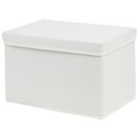 Skládací Krabice Cindy - Ca. 23l -Ext- - bílá, Moderní, karton/textil (38/26/24cm) - Premium Living
