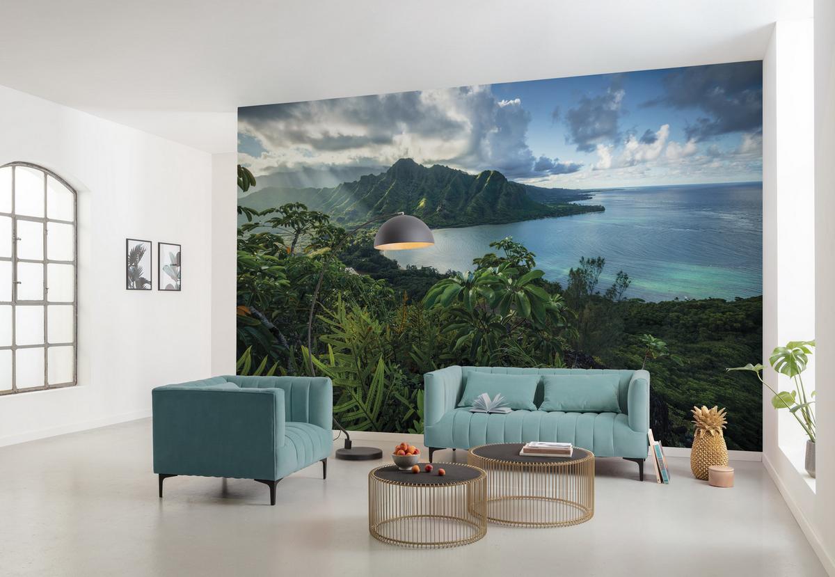 Fototapete Jurassic Island - Multicolor, Trend, Textil (450/280cm)