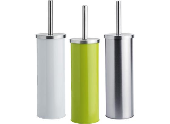 Wc Sada Beate - bílá/barvy stříbra, Konvenční, kov/umělá hmota (9,5/26,7cm) - Mömax modern living Wc Sada Beate - bílá/barvy stříbra, Konvenční, kov/umělá hmota (9,5/26,7cm) - Mömax modern living