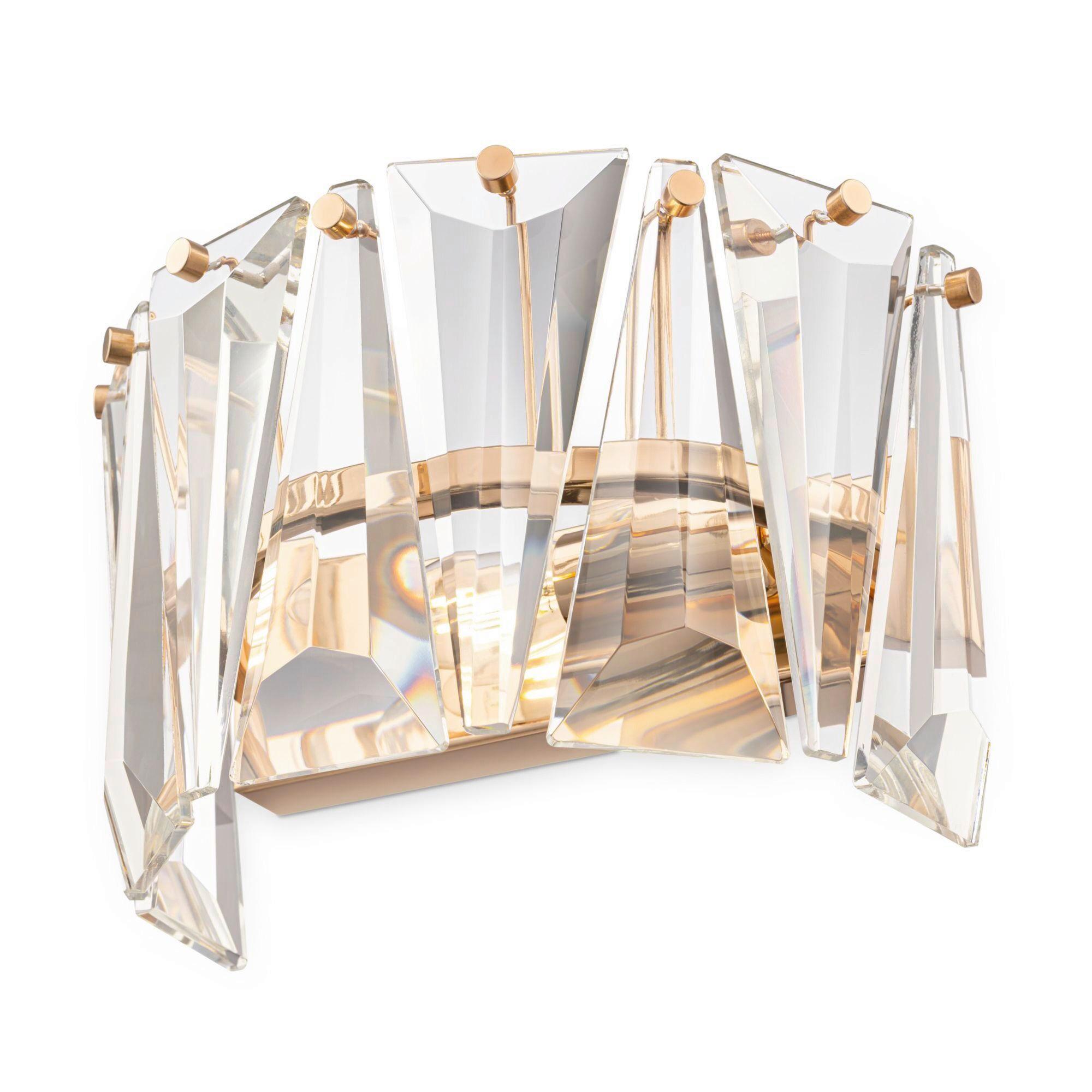 Wandleuchte Puntes - Goldfarben, Trend, Metall (15.3/16/25.6cm) - MAYTONI