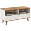 Tv Stolík Turin 1 - farby dubu/biela, Moderný, kompozitné drevo (120/55/40cm) Tv Stolík Turin 1 - farby dubu/biela, Moderný, kompozitné drevo (120/55/40cm)