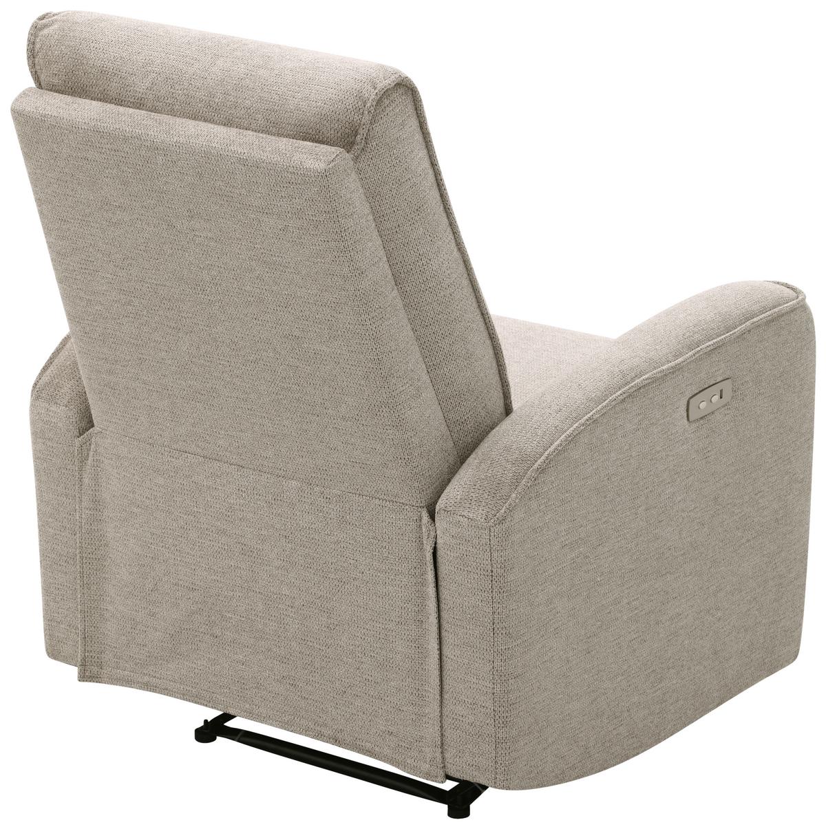 Fernsehsessel Leon Hellbraun mit Relaxfunktion - Hellbraun/Schwarz, Basics, Holz/Kunststoff (80/102/96cm) - Ondega