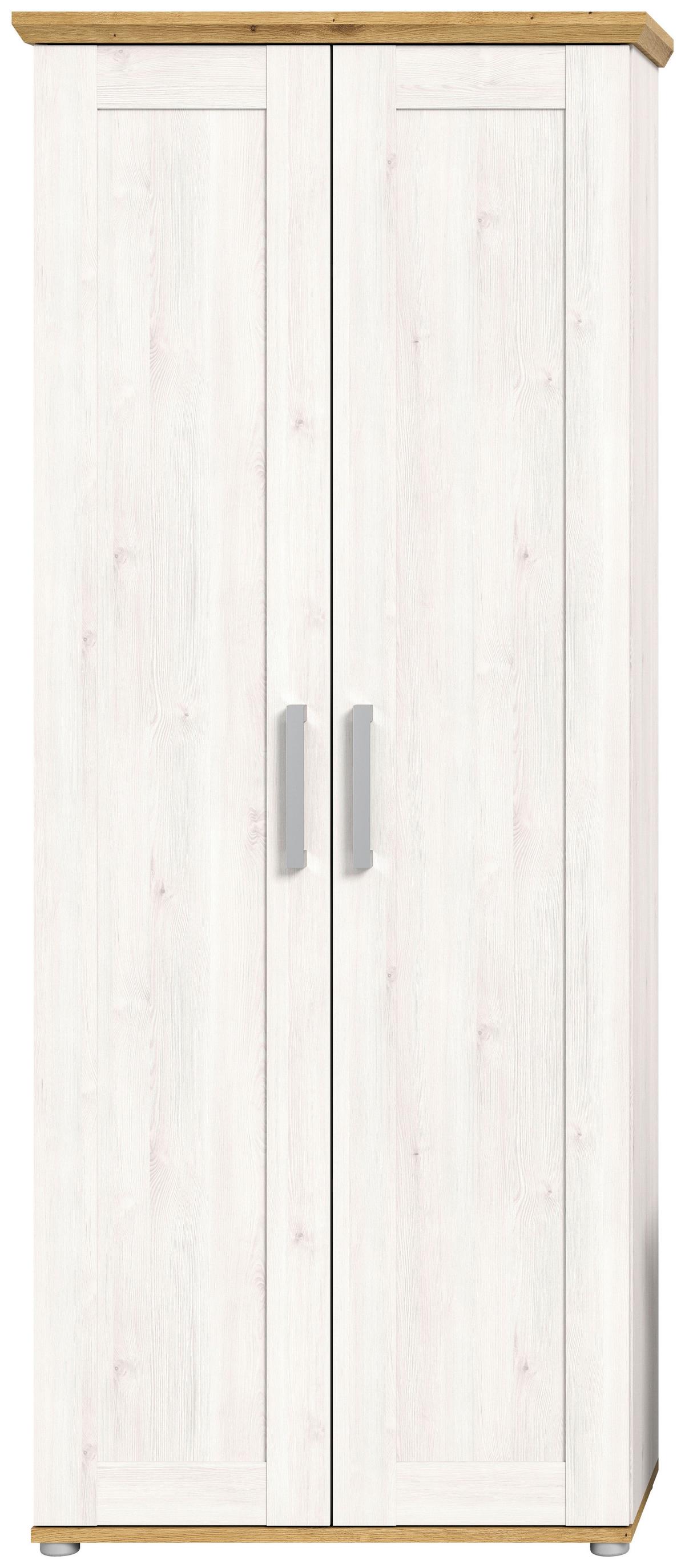 Garderobenschrank Verona Lärche B: 78 cm - Silberfarben, KONVENTIONELL, Holzwerkstoff (78/194/37cm) - MID.YOU