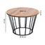 Massiver Couchtisch Rund mit Ablage Wl5, Sheeshamfarben - Sheeshamfarben/Schwarz, Design, Holz/Metall (62/62/40cm) - Livetastic Massiver Couchtisch Rund mit Ablage Wl5, Sheeshamfarben - Sheeshamfarben/Schwarz, Design, Holz/Metall (62/62/40cm) - Livetastic