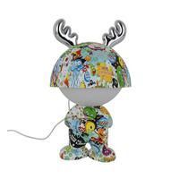 DEKORAČNÍ LED SVÍTIDLO LEA - barvy chromu/vícebarevná, Moderní, kov/plast (17/30cm) - Mömax