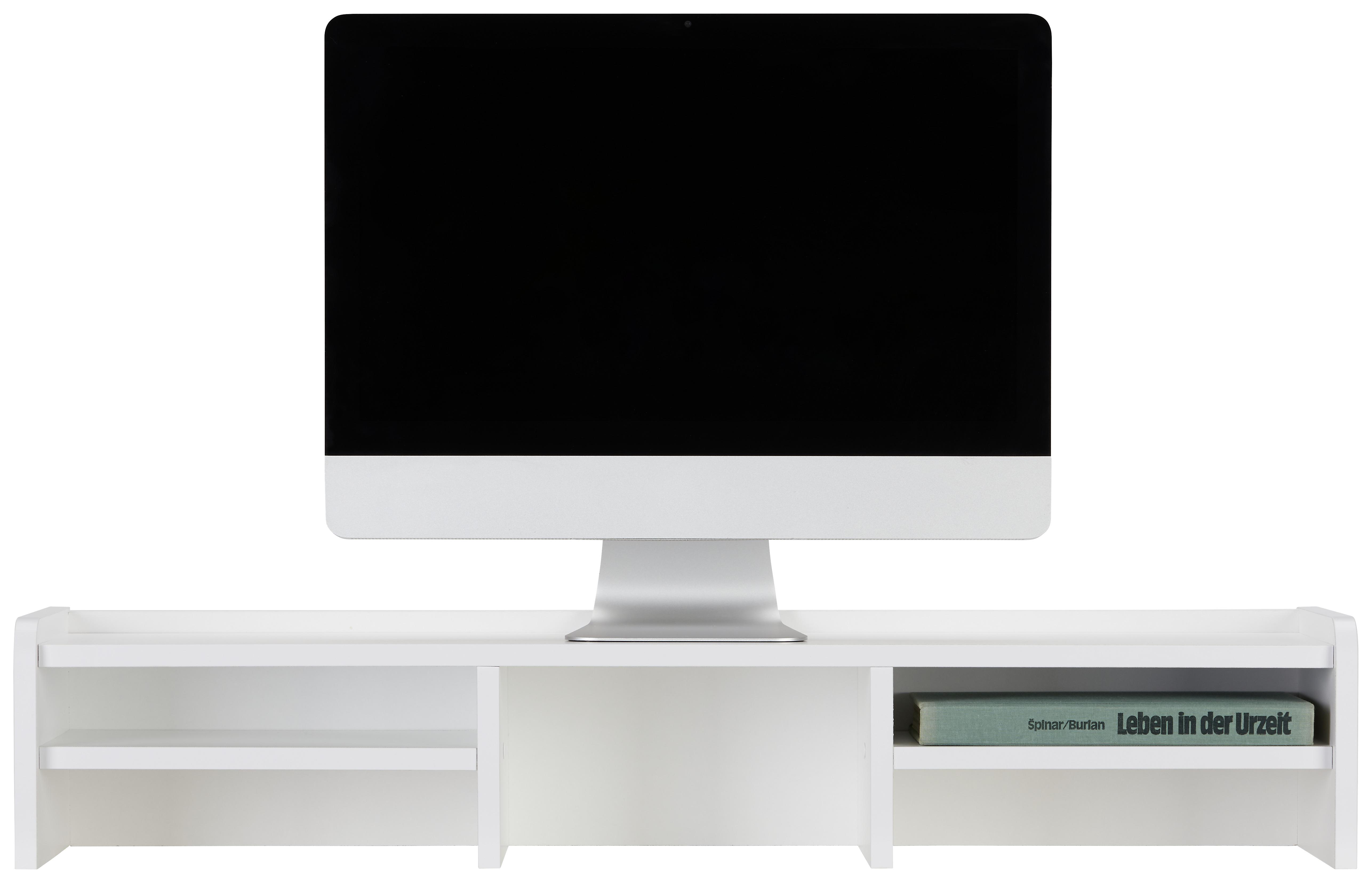 Nástavec Na Psací Stůl Tip Top - bílá, kompozitní dřevo (96/18/26cm) - Premium Living