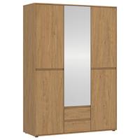 Kleiderschrank Calzado Steineiche B: 137cm - MODERN, Holzwerkstoff (137/199,9/55cm)