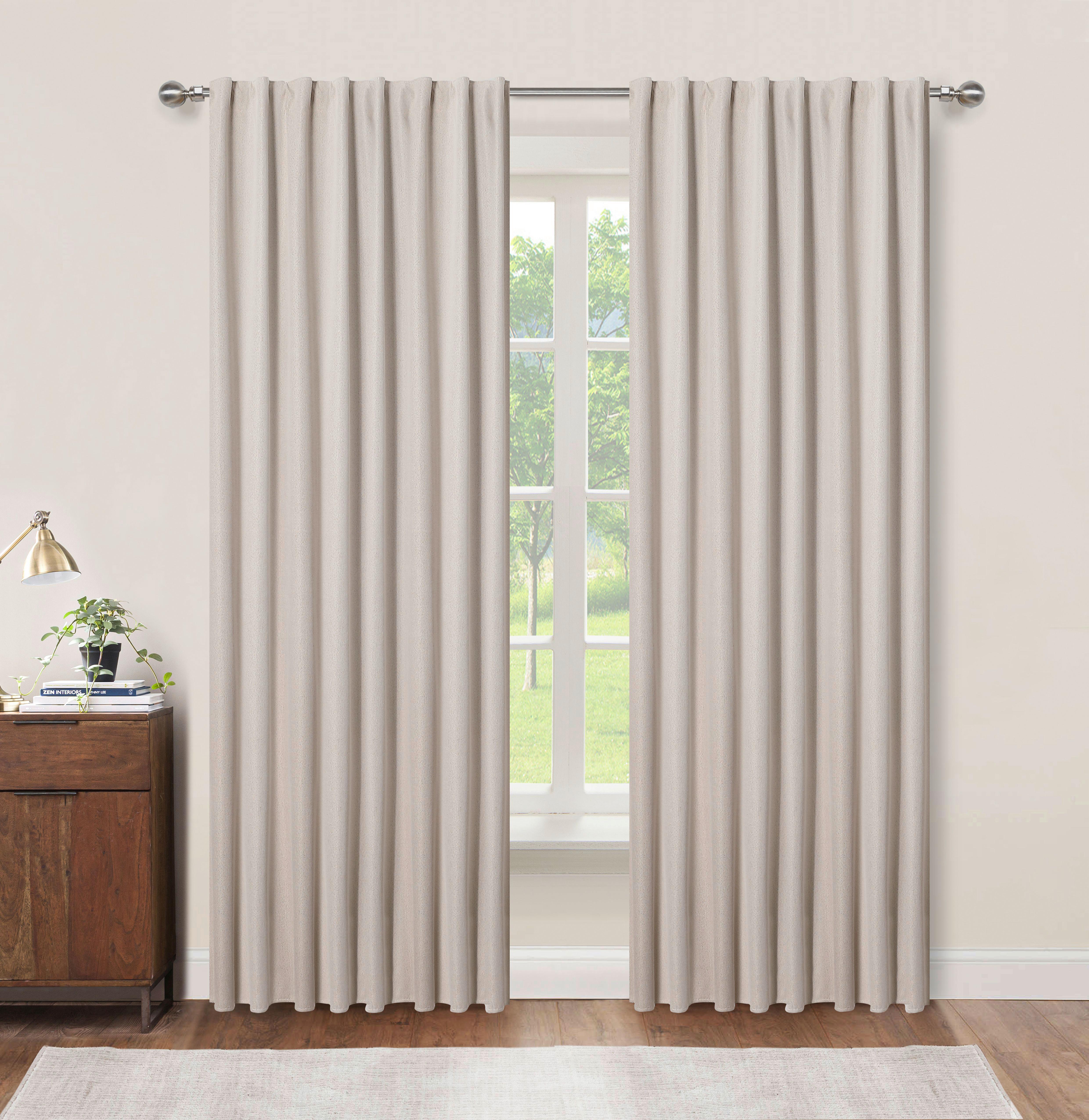 Verdunkelungsvorhang Cäcilia - Beige, ROMANTIK / LANDHAUS, Textil (140/245cm) - James Wood