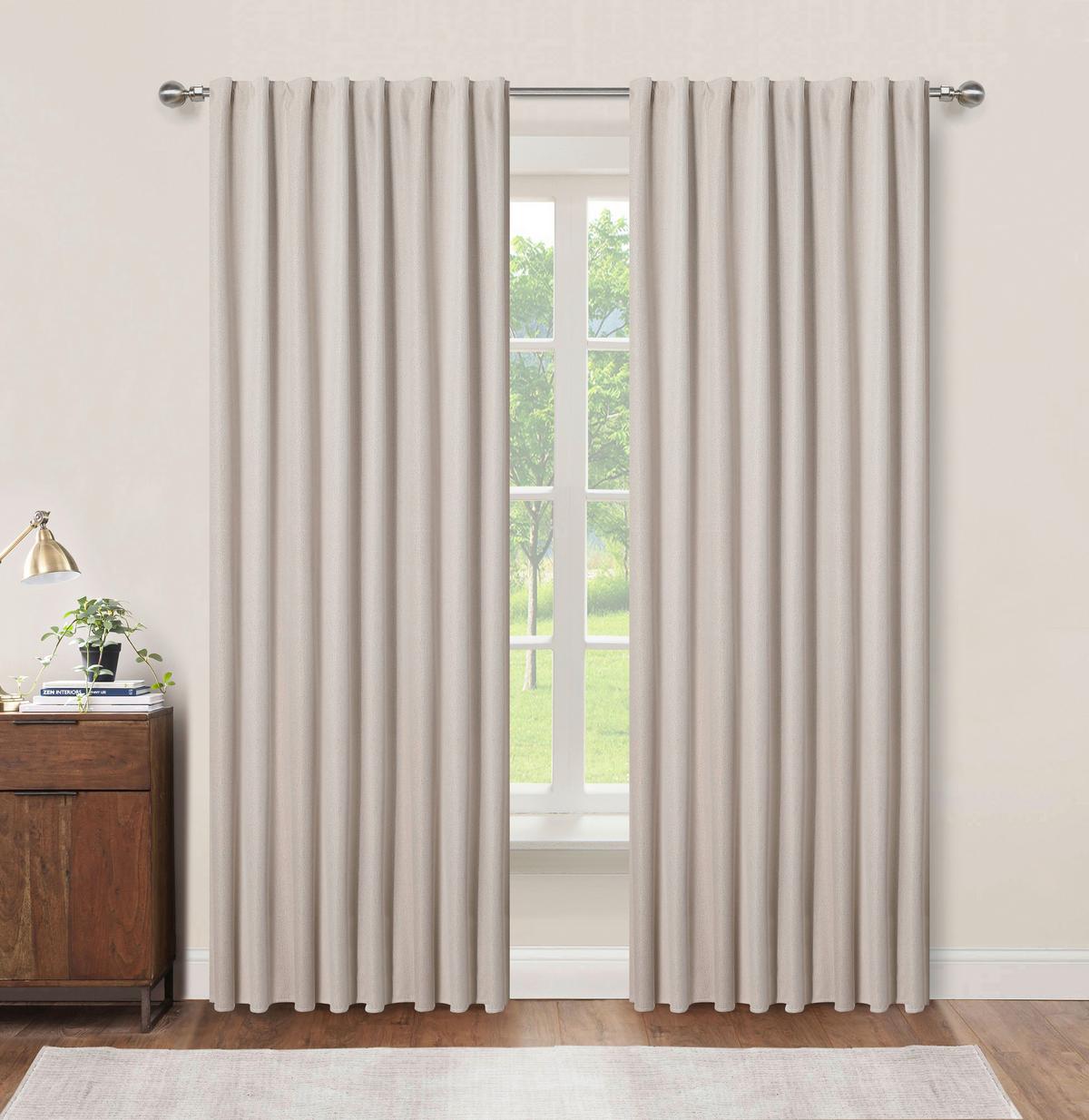 Verdunkelungsvorhang Cäcilia - Beige, ROMANTIK / LANDHAUS, Textil (140/245cm) - James Wood