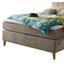 Boxspringbett mit Topper 140x200cm Missouri, Sandfarben - Sandfarben/Kieferfarben, KONVENTIONELL, Holzwerkstoff/Textil (140/200cm) - Carryhome Boxspringbett mit Topper 140x200cm Missouri, Sandfarben - Sandfarben/Kieferfarben, KONVENTIONELL, Holzwerkstoff/Textil (140/200cm) - Carryhome
