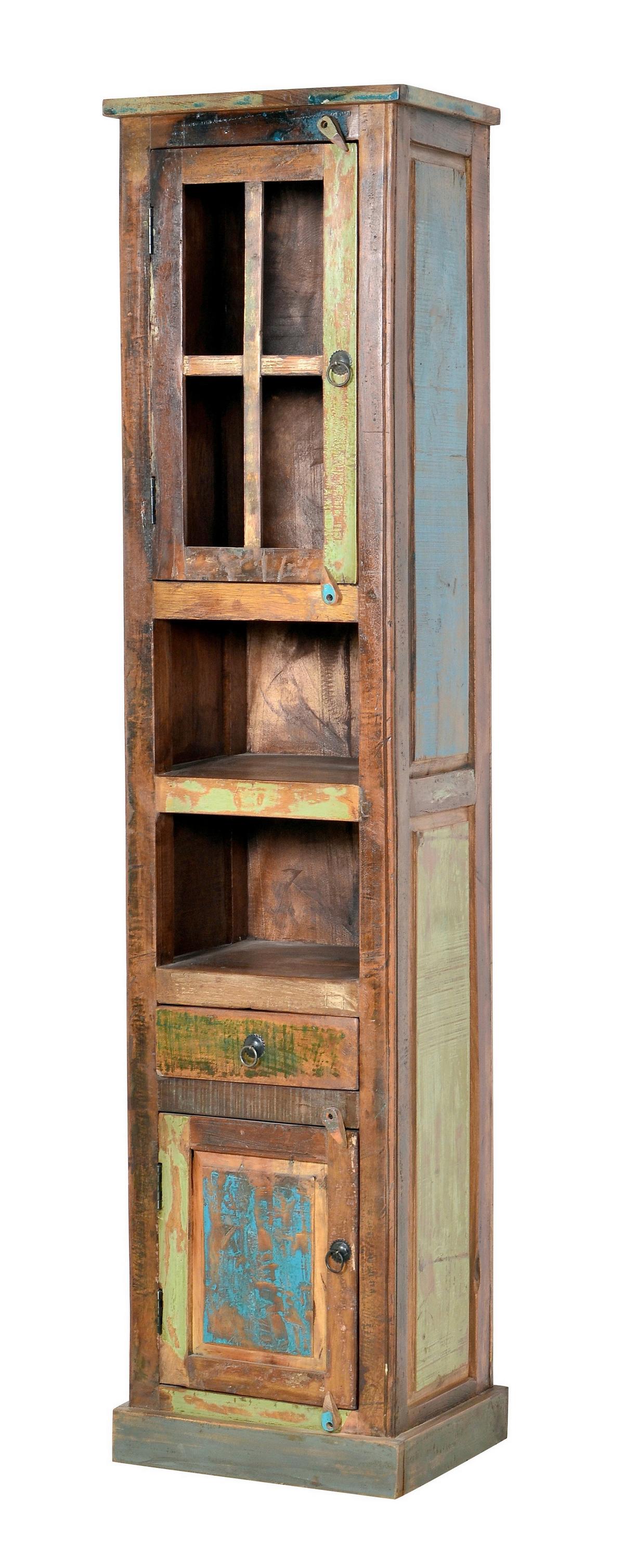BADEZIMMER Echtholz massiv 5-teilig - Multicolor, Basics, Holz - Livetastic