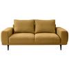2-sitzer-sofa Selene Gelb, B: 202 Cm - Gelb/Schwarz, MODERN, Textil (202/89/115cm) - MID.YOU