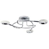 LED-Deckenleuchte 98-65582 Aurelion - Chromfarben, Design, Kunststoff/Metall (49/49/13cm)