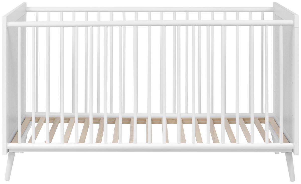 Babybett Dili 66b Weiß Holz Dili 66b Weiss - Basics, Holzwerkstoff (144/77/83cm) - MID.YOU