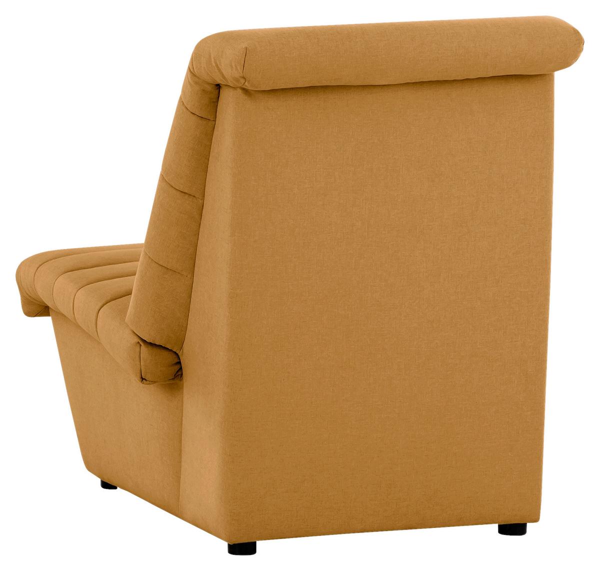 Sessel Looks Viii - Senfgelb/Schwarz, Design, Textil (72/92/103cm) - LOOKS by W.Joop