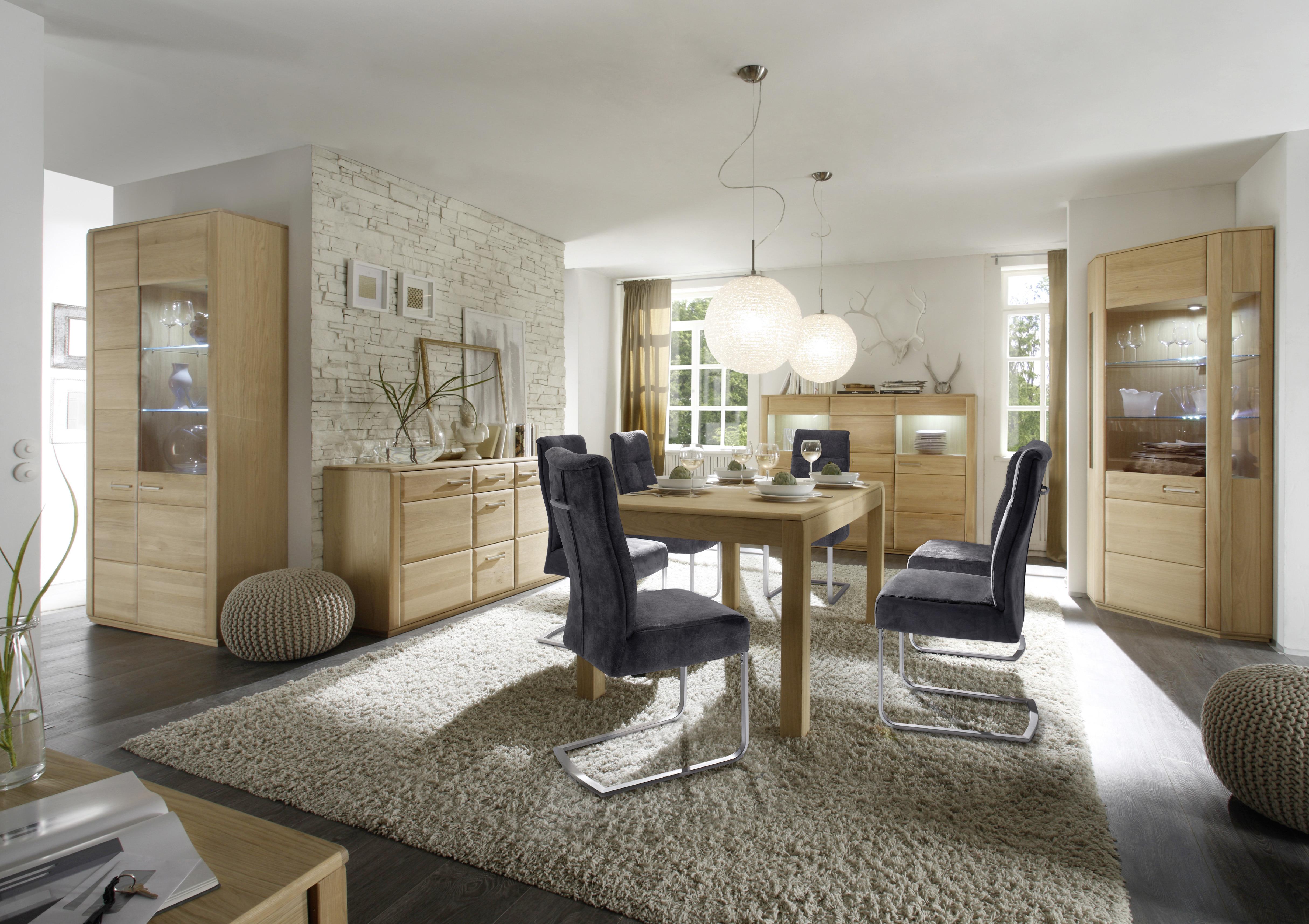 Esstisch ausziehbar Sena 160-260x90 cm Eichefarben - Eichefarben, Design, Holz/Holzwerkstoff (160-260/90/77cm) - Livetastic