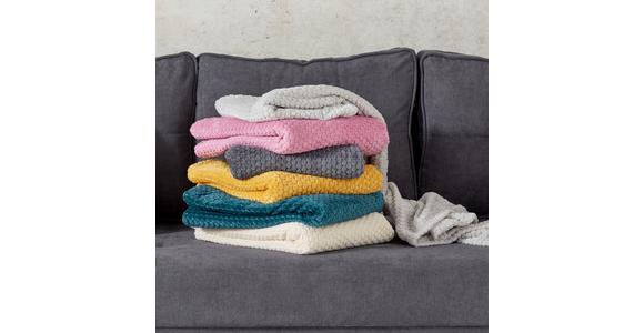 Kuscheldecke Belinda Beige 130x170 Cm - Beige, ROMANTIK / LANDHAUS, Textil (130/170cm) - James Wood