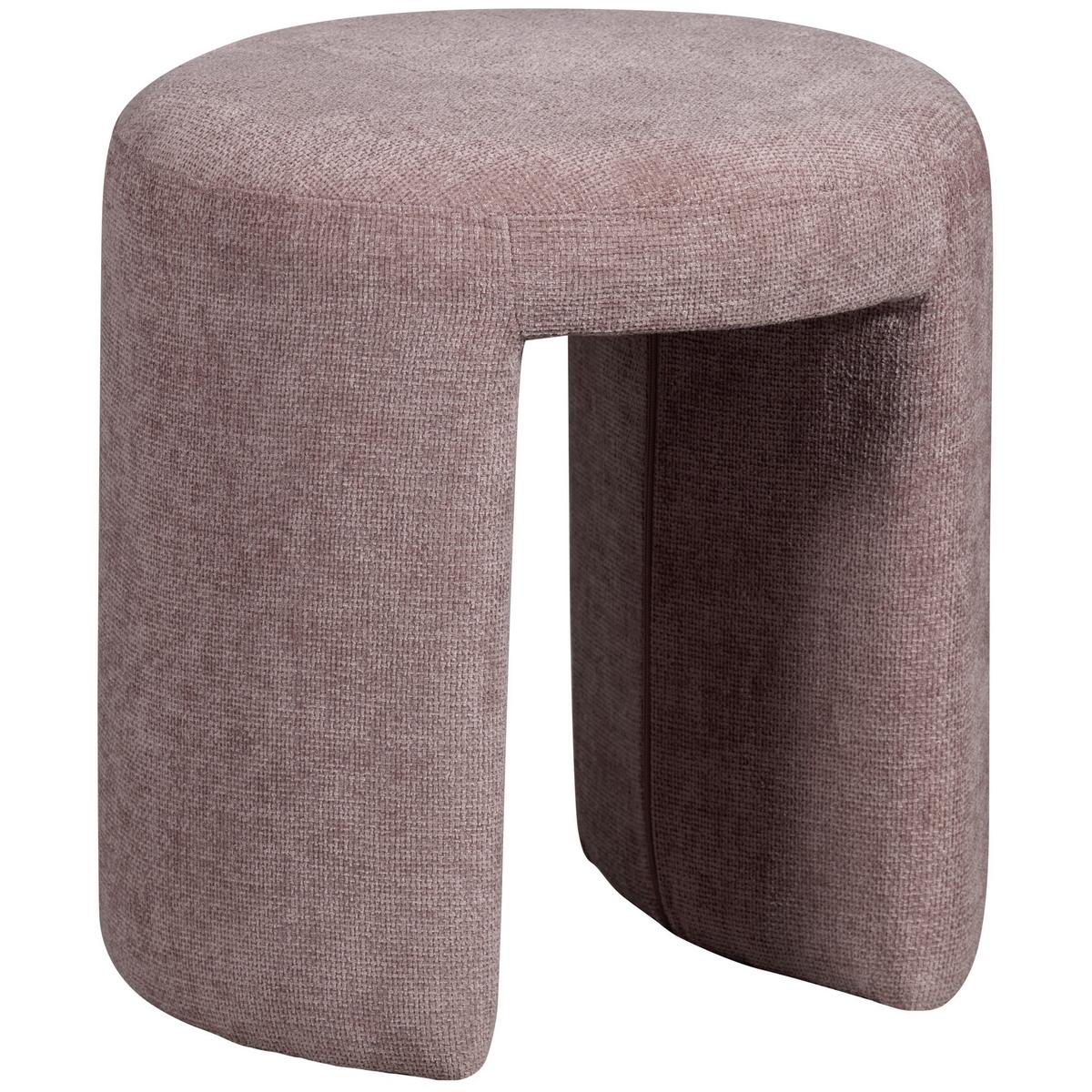 Hocker Charlie Rosa B: 45cm - Rosa, Design, Textil (45/47/45cm) - Livetastic