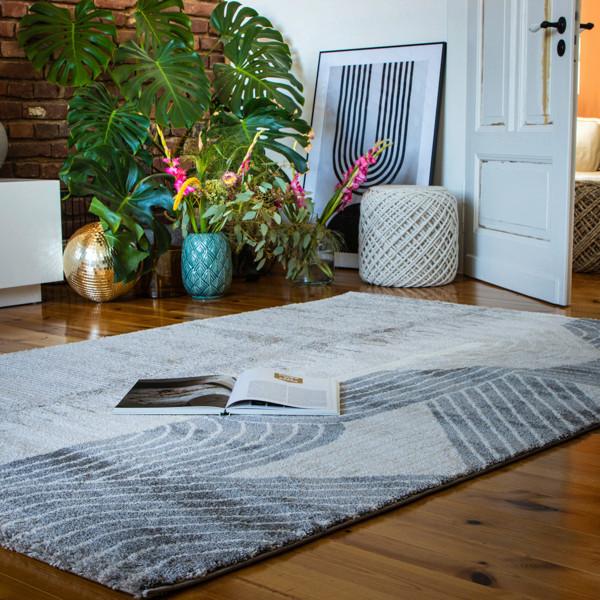 Hochflorteppich My Canyon 975 - Taupe, Basics, Textil (200/290cm) - Obsession