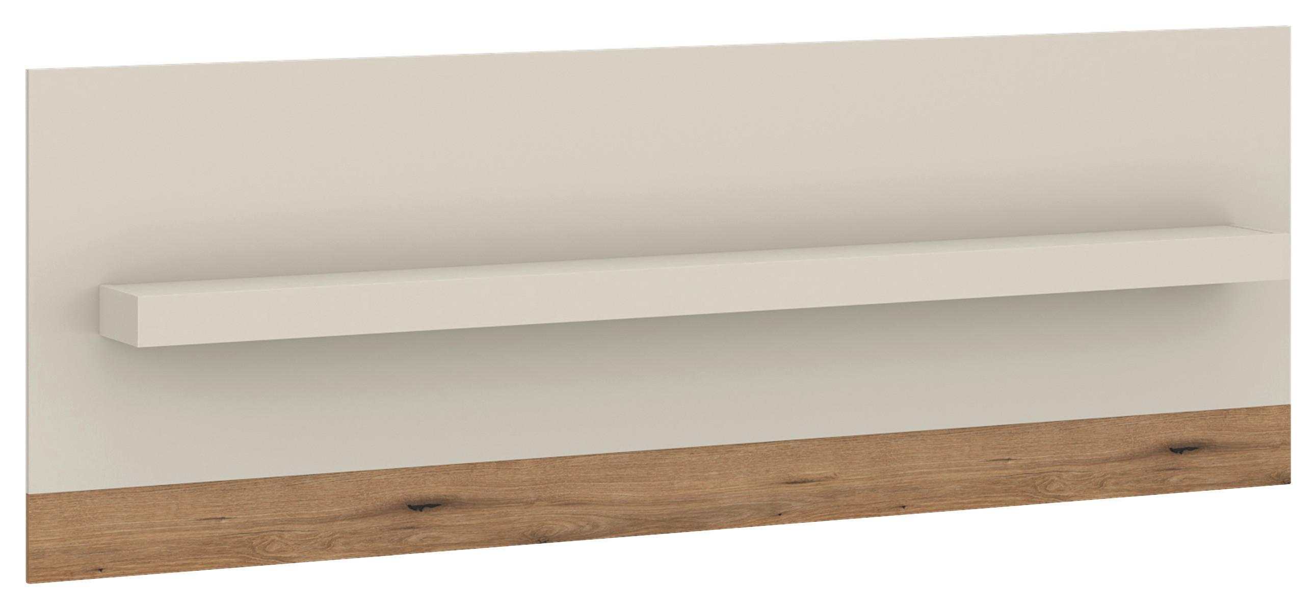 Wandregal Lightning Eichefarben/Kaschmir B: 200 cm - Kaschmir/Eichefarben, MODERN, Holzwerkstoff (200/71,5/19,2cm)