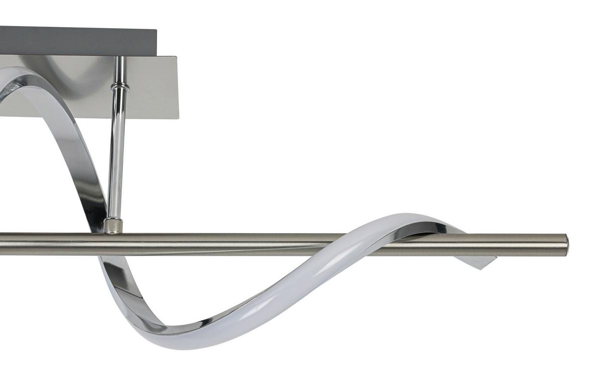 Led-deckenleuchte Josi - Chromfarben/Nickelfarben, Kunststoff/Metall (20/80/26,5cm) - Luca Bessoni