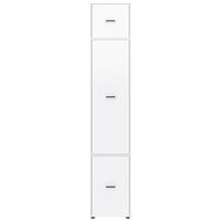 Kleiderschrank Kivo Weiß, B: 45 Cm - Weiß, Basics, Holzwerkstoff (45/239,40/52,1cm)