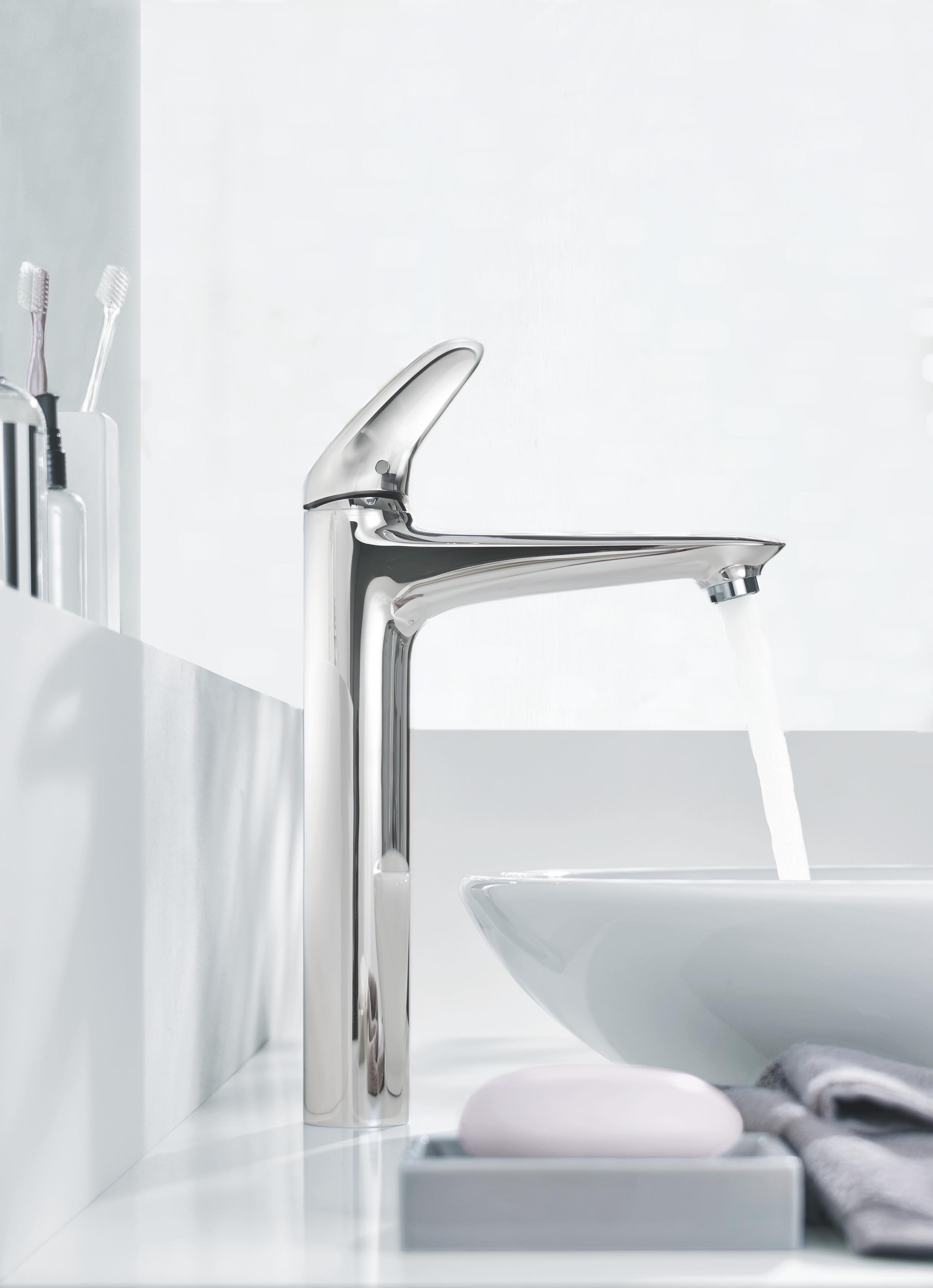 Waschtischarmatur Wave Cosmopolitan Click Chrom - Chromfarben, KONVENTIONELL, Metall (33,4cm) - Grohe