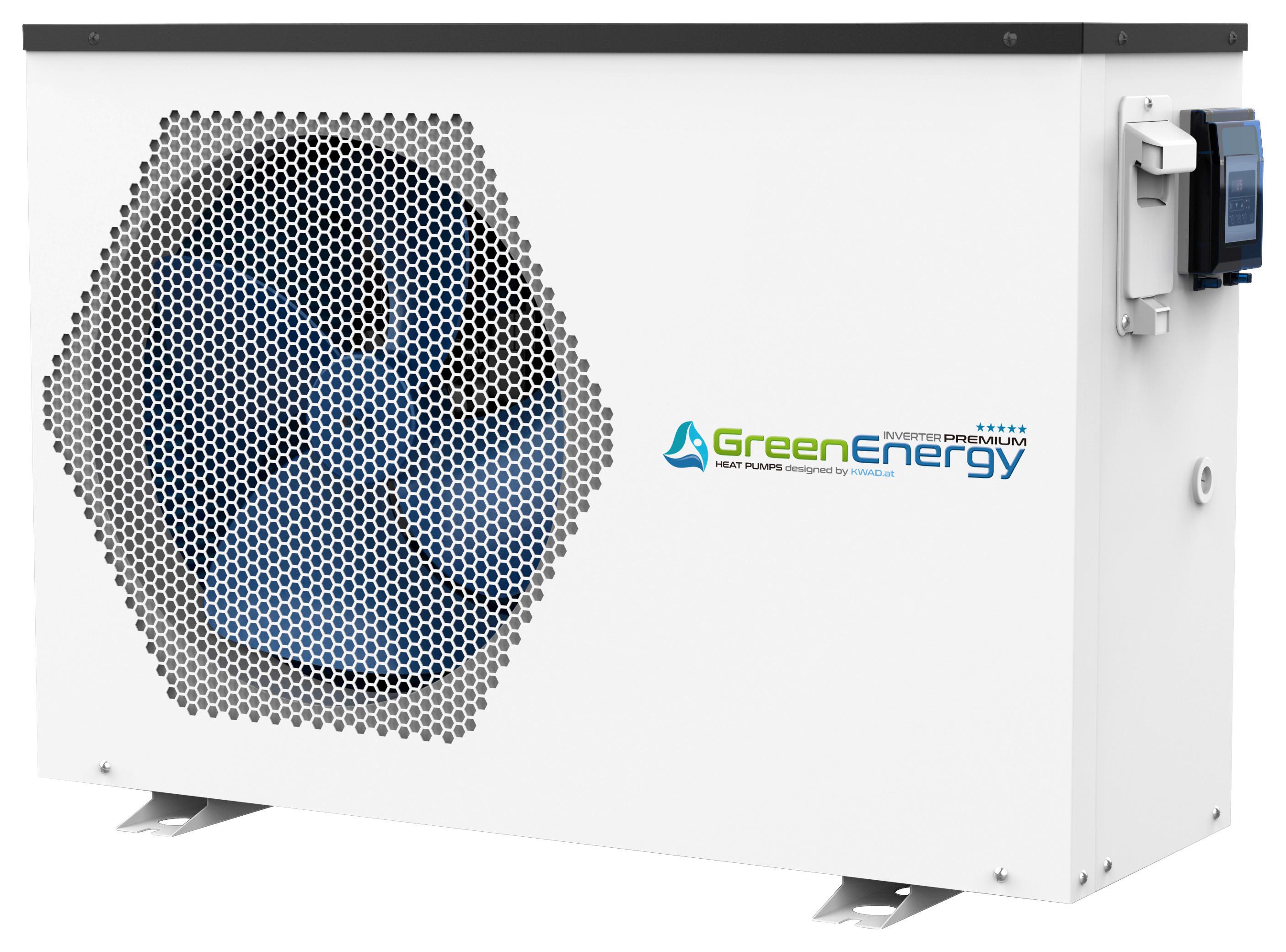 Wärmepumpe Pool Green Energy10 9,5 Kw für 35 m³ Pools - Weiß, MODERN, Kunststoff/Metall (91/33/66cm)