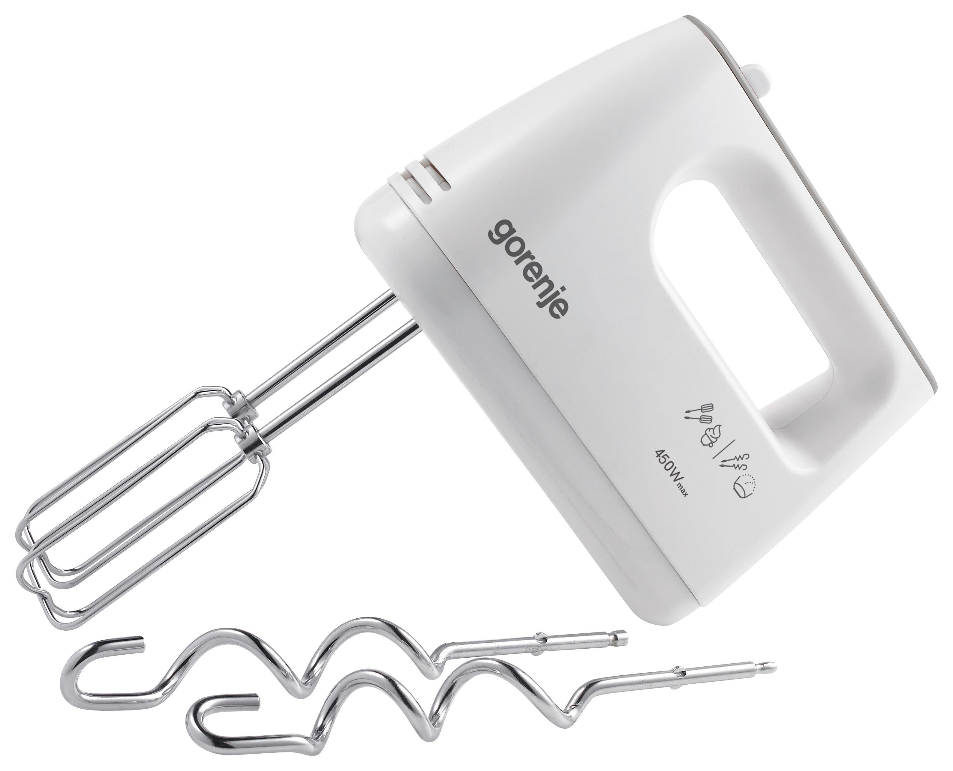 Handmixer M420cw Weiss - Weiß, Basics, Kunststoff (18,8/14,2/8,4cm)