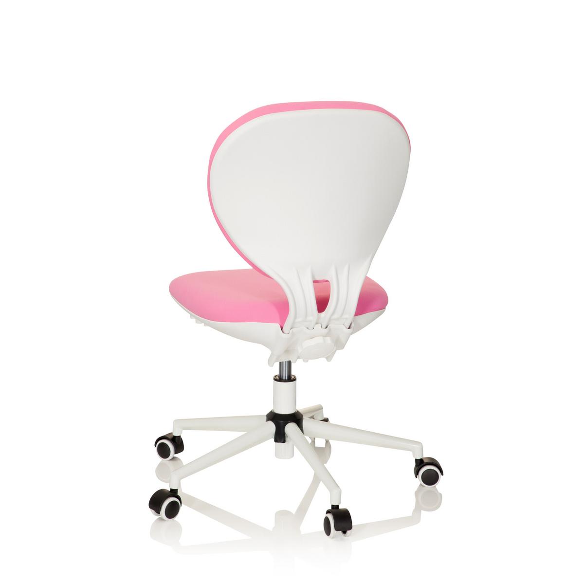 Jugenddrehstuhl Kid Vivo Stoff Pink - Pink, Basics, Kunststoff (43/82-95/56cm) - MID.YOU