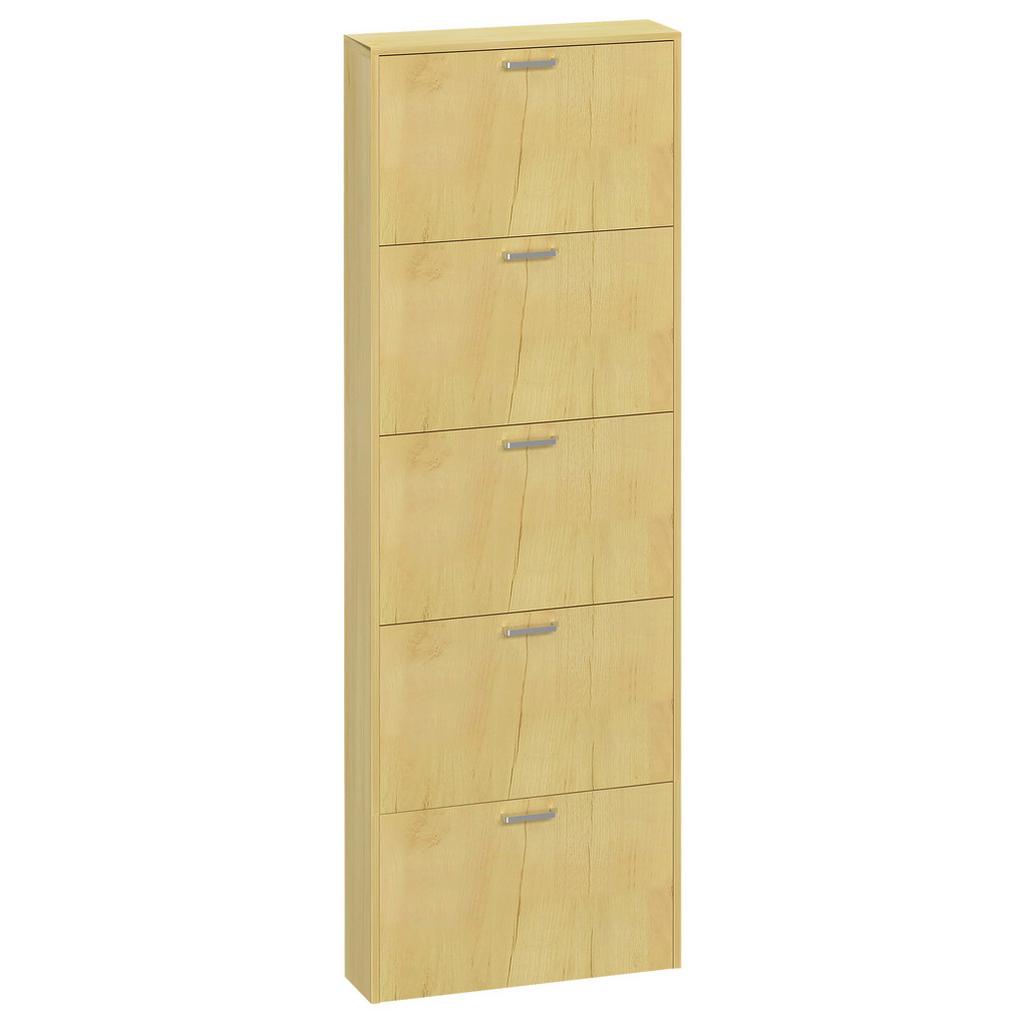 SCHUHSCHRANK Sulos Honigeiche Dekor