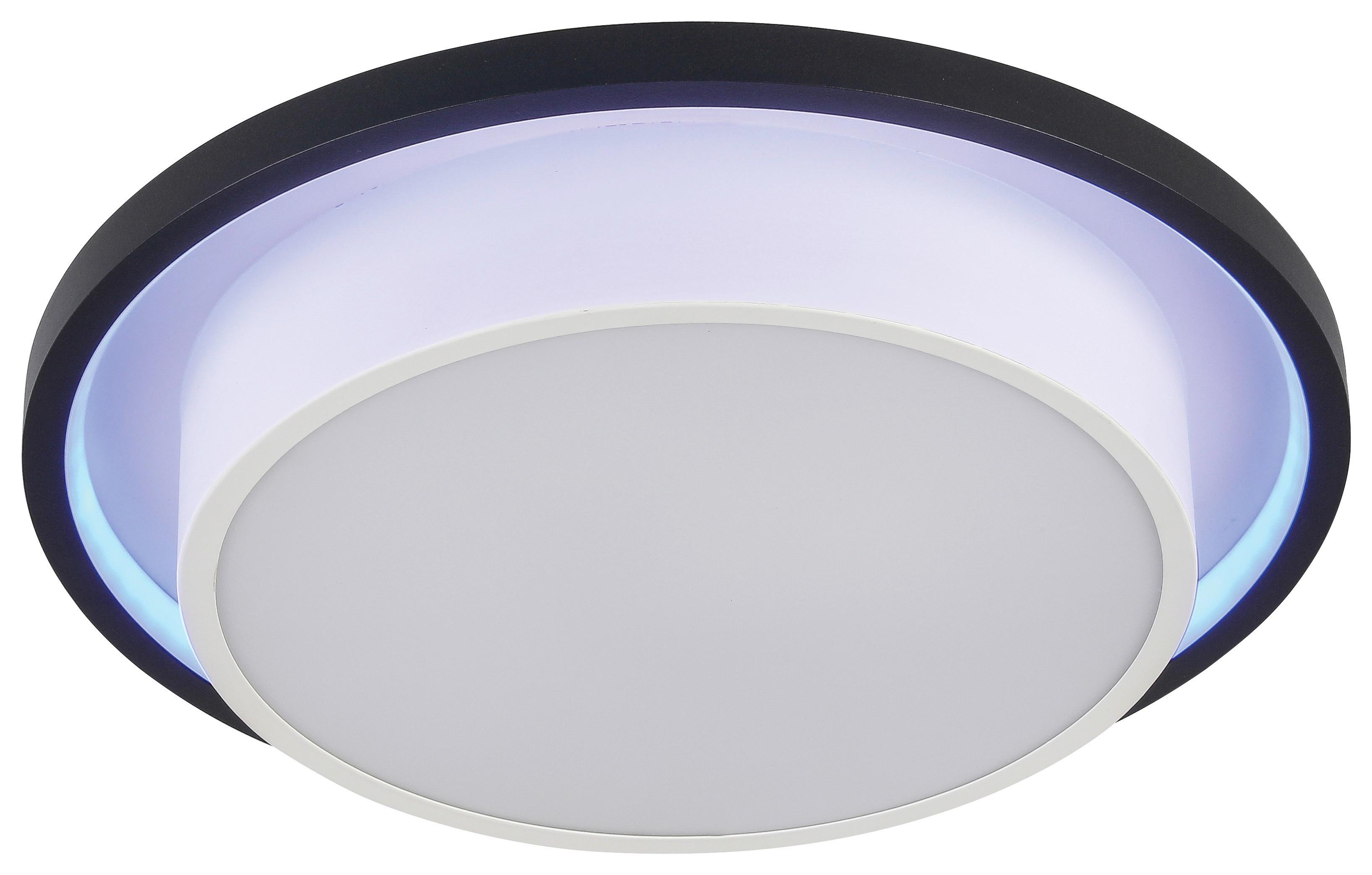 Led Mennyezeti Lámpa Ava - fekete/fehér, Modern, műanyag/fém (38,2cm) - Luca Bessoni