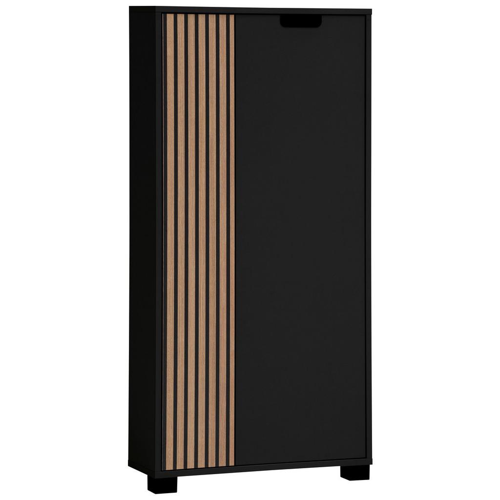 Highboard Schwarz/eichefarben B: 59,8 Cm