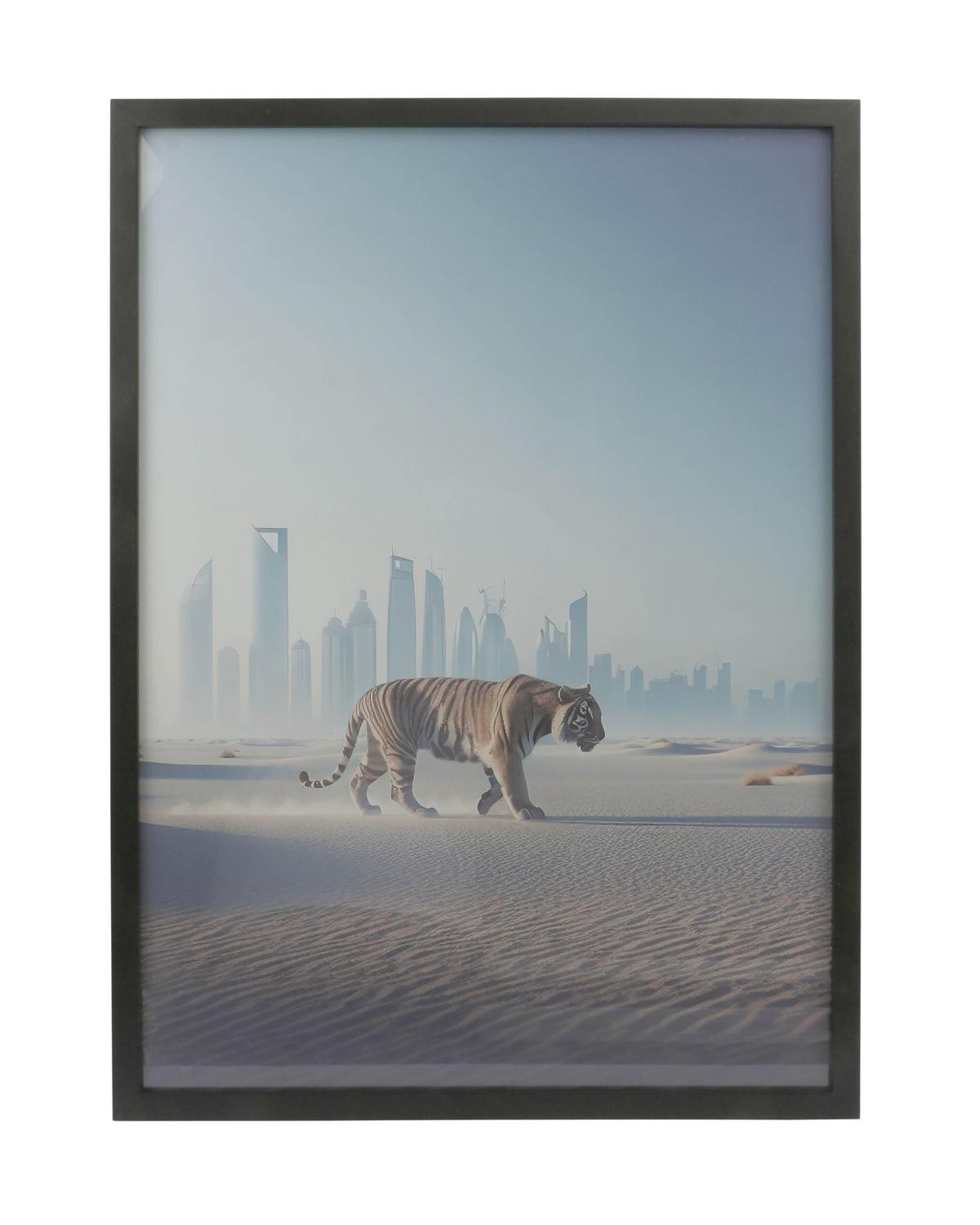 Képkeret Caralina Kb. 53/73cm - fekete, Basics, Üveg/fa (53,3/73,3/1,5cm) - Luca Bessoni