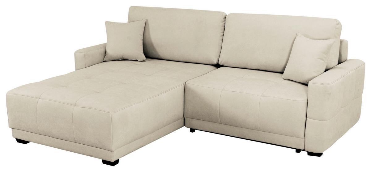 Ecksofa Mount Creme S: 237x186 cm - Creme, Design, Textil (237/186cm) - MID.YOU