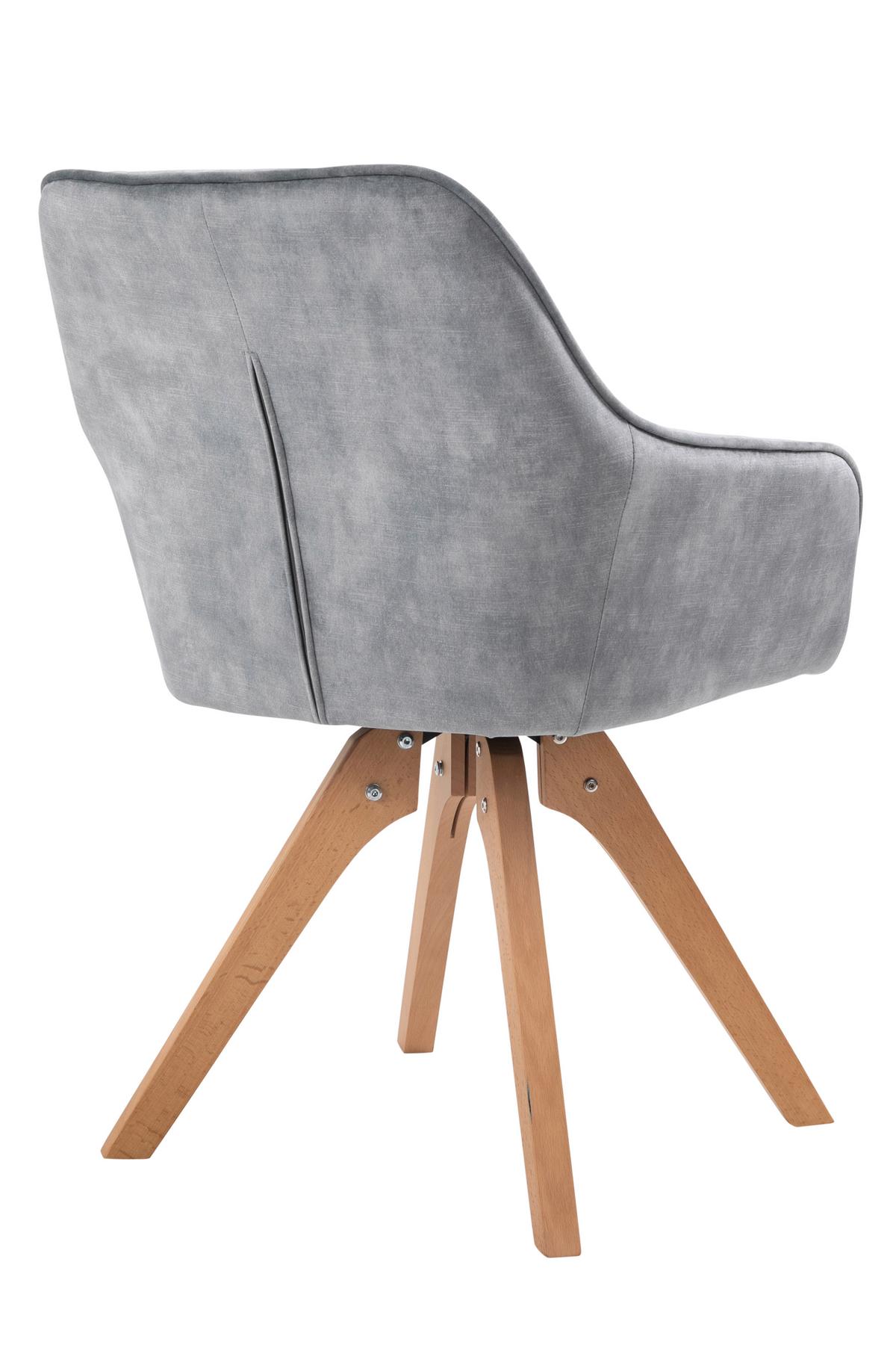 Tischgruppe Weiß/Grau B: 160 cm - Weiß/Naturfarben, MODERN, Holz/Holzwerkstoff (160/90/76cm) - Livetastic