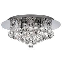 Deckenleuchte 3404-4cc Hanna - Chromfarben, KONVENTIONELL, Glas/Metall (35/18cm)