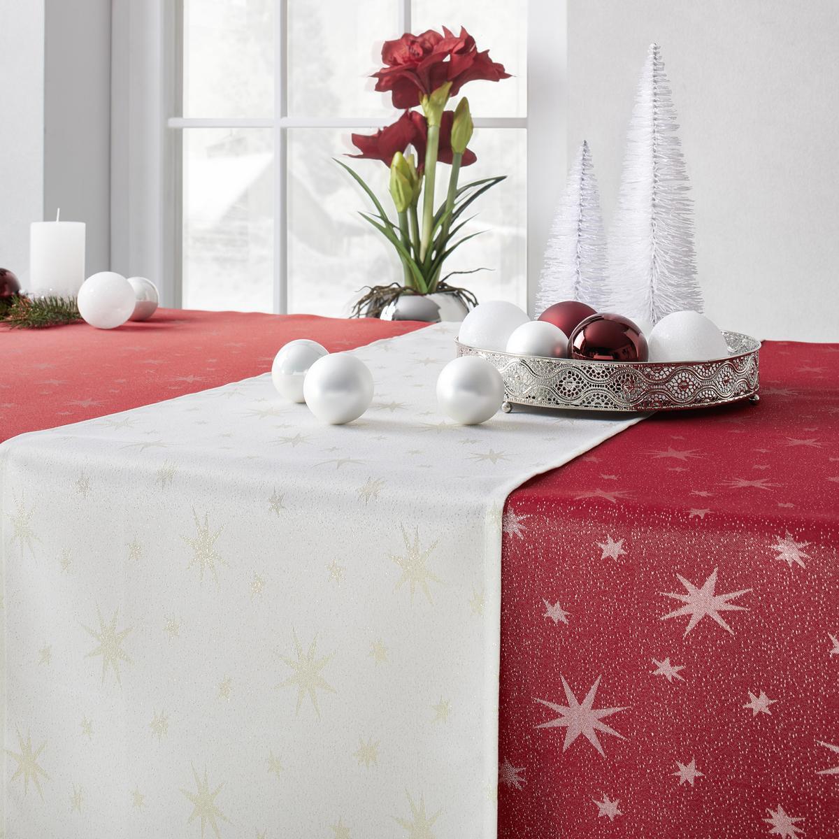 Tischdecke Oslo Versch. Farben 160x130 cm Wasserabweisend - Champagner/Dunkelgrau, KONVENTIONELL, Textil (130/160cm) - Ondega