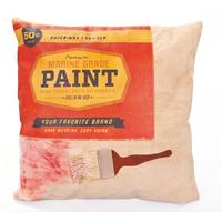 Zierkissen Kredda - Beige/Rot, Design, Textil (45/45/12cm) - Livetastic